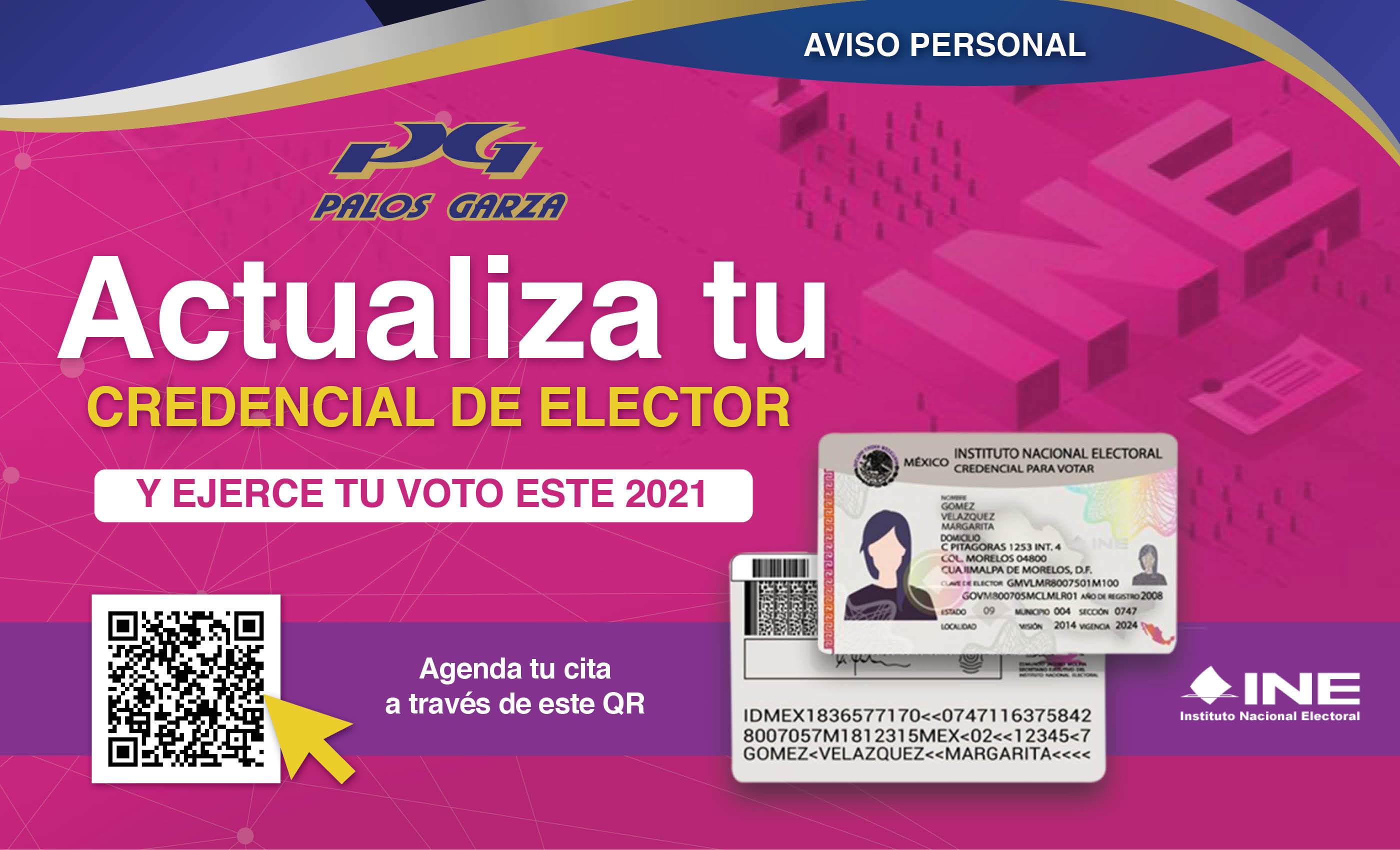 Actualiza tu credencial de elector